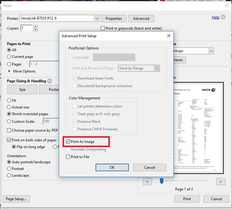 Adobe postscript printer driver download